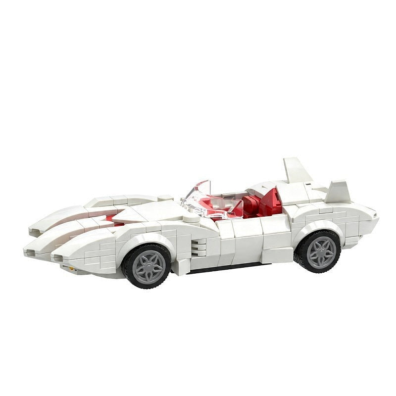 Retro Anime Speed Racer Car MOC Building Kit - 7