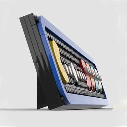 Retro Arcade Game Frame MOC Building Kit | Vintage Display Artwork - 2