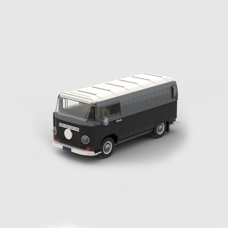Retro Barista Coffee Van Building Kit | LEGO-Compatible MOC - 1