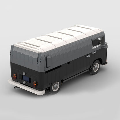 Retro Barista Coffee Van Building Kit | LEGO-Compatible MOC - 2
