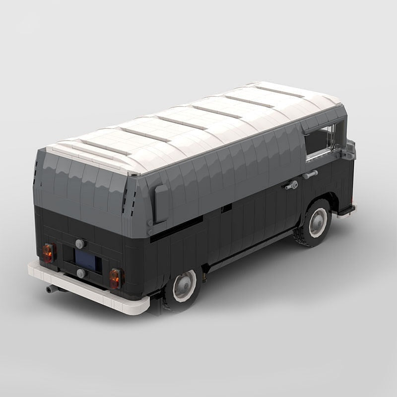 Retro Barista Coffee Van MOC Food Truck Building Kit - 3