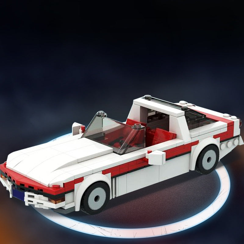 Retro C4 Sports Car MOC Building Kit | Classic Racing Vehicle Model - 2