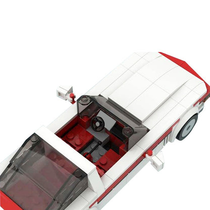 Retro C4 Sports Car MOC Building Kit | Classic Racing Vehicle Model - 3