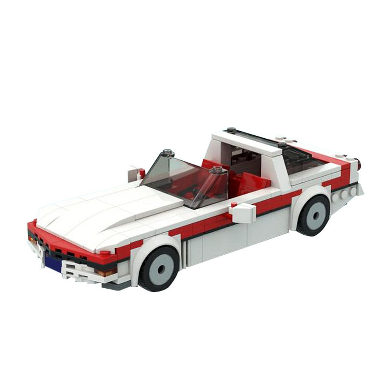 Retro C4 Sports Car MOC Building Kit | Classic Racing Vehicle Model - 5