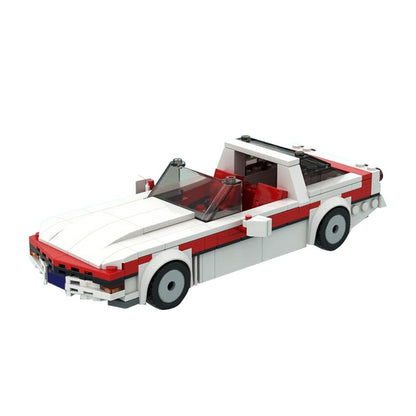 Retro C4 Sports Car MOC Building Kit | Classic Racing Vehicle Model - 5