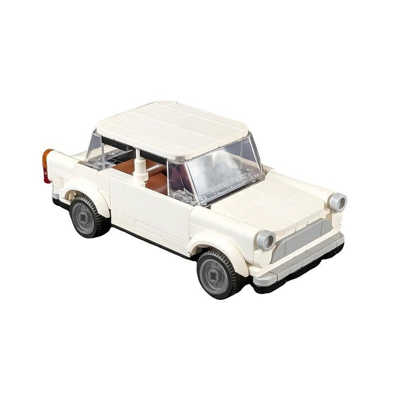 Retro Compact Car MOC Building Kit | 7-Wide Classic Vehicle Model - 1