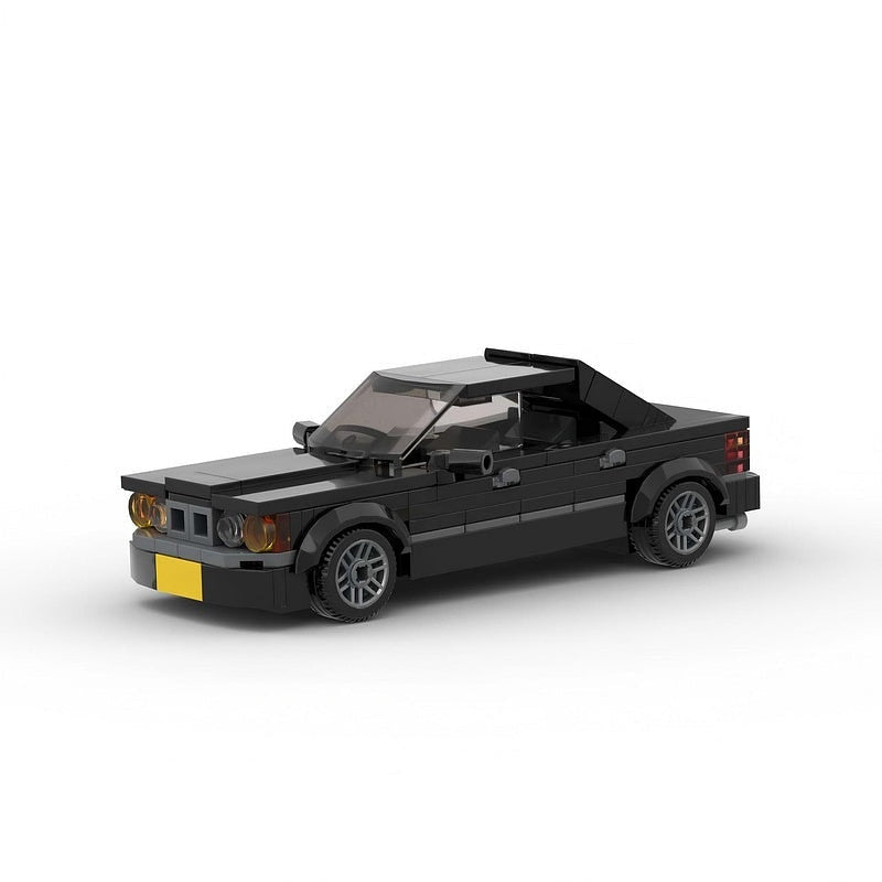 Retro E34 Style Sport Sedan MOC Building Kit | 6-Wide Vehicle Model - 1