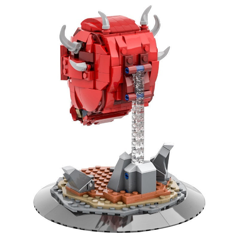 Retro Floating Meatball Monster MOC Building Kit | Fantasy Creature Model - 2