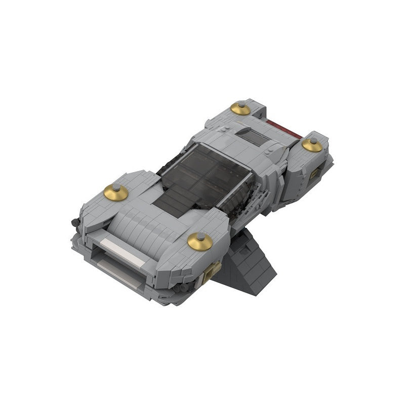 Retro-Futuristic Hover Car MOC Building Kit | Sci-Fi Vehicle Model - 1