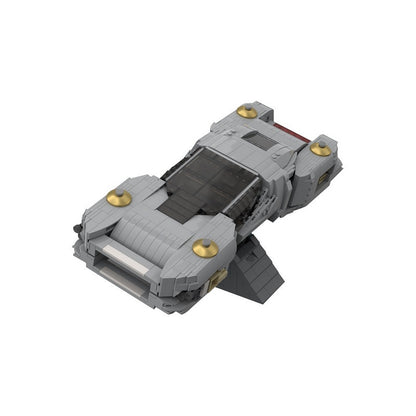 Retro-Futuristic Hover Car MOC Building Kit | Sci-Fi Vehicle Model - 1