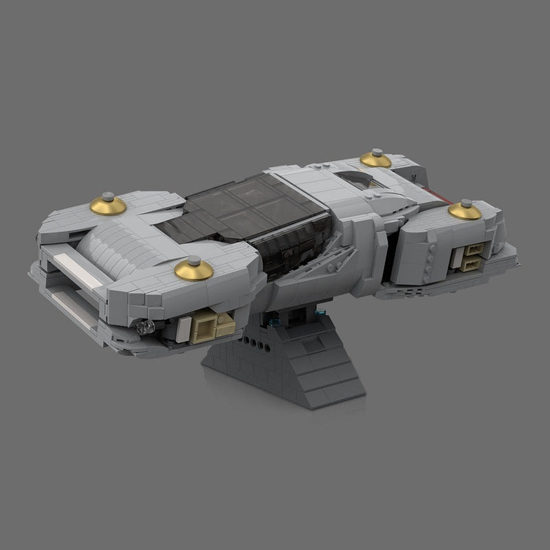 Retro-Futuristic Hover Car MOC Building Kit | Sci-Fi Vehicle Model - 2