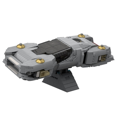 Retro-Futuristic Hover Car MOC Building Kit | Sci-Fi Vehicle Model - 3