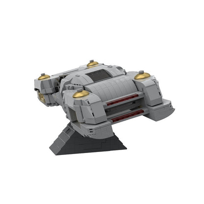 Retro-Futuristic Hover Car MOC Building Kit | Sci-Fi Vehicle Model - 4