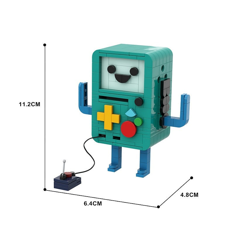 Retro Gaming Companion Robot MOC Building Kit | Vintage Robot Model - 3