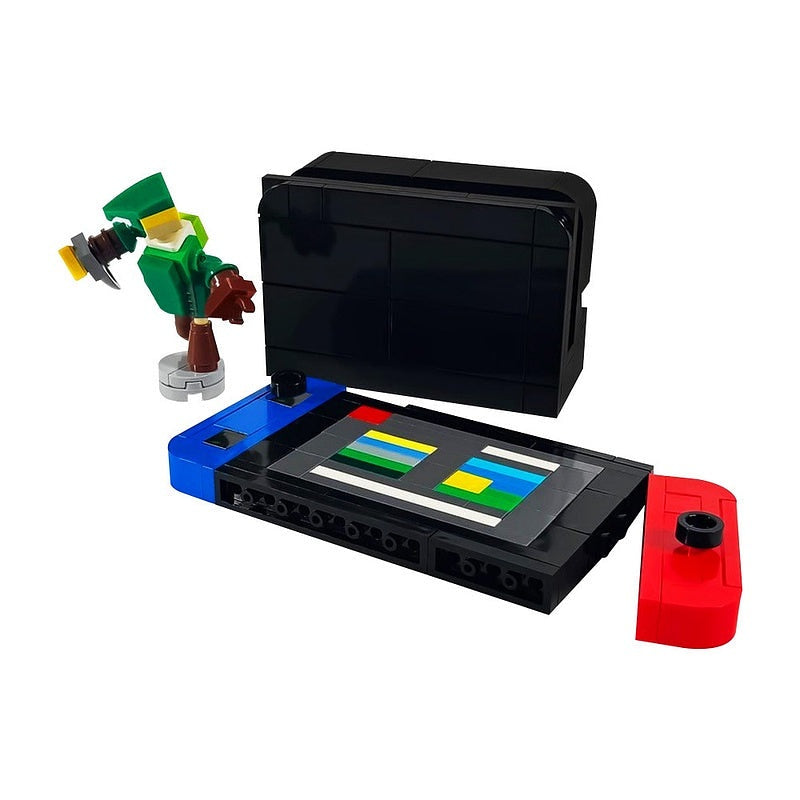 Retro Gaming Console 7-in-1 MOC Building Kit | Vintage Display Collection - 8
