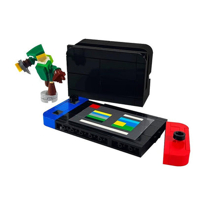 Retro Gaming Console 7-in-1 MOC Building Kit | Vintage Display Collection - 8