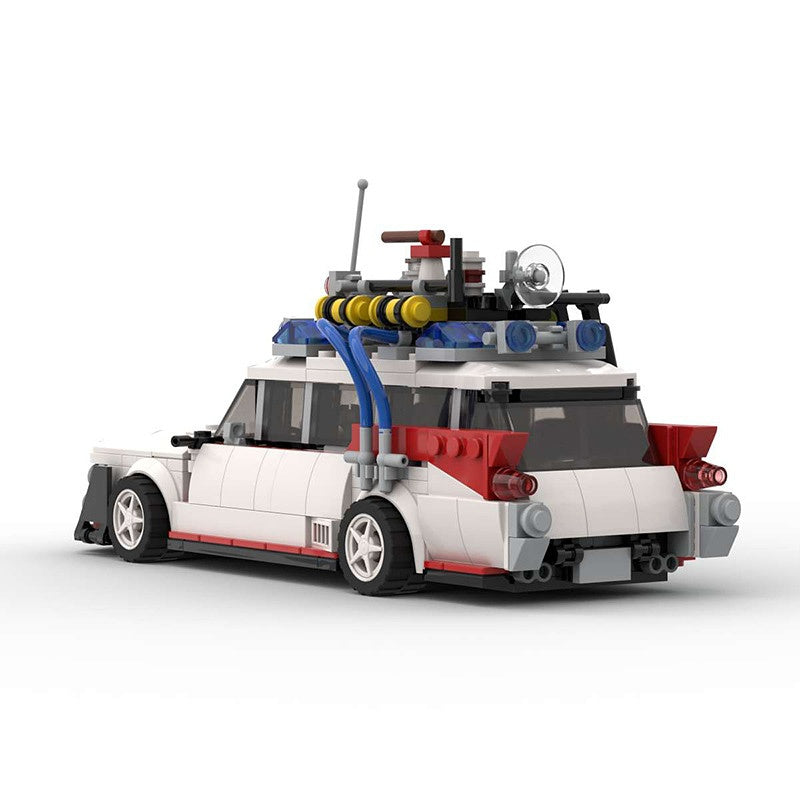 Retro Ghost Hunter Racecar Widebody Building Kit | LEGO-Compatible MOC - 2