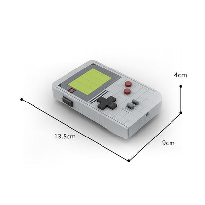Retro Handheld Console MOC Building Kit | Gaming Display - 3
