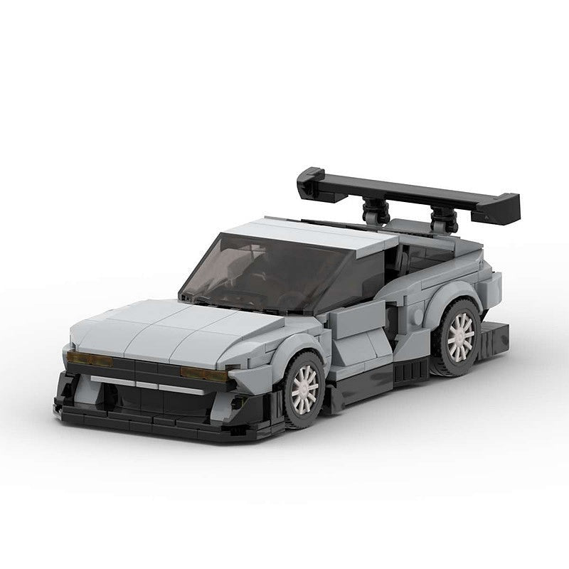 Retro Hydrogen Cyberpunk Car MOC Building Kit | Futuristic Vehicle Model - 1