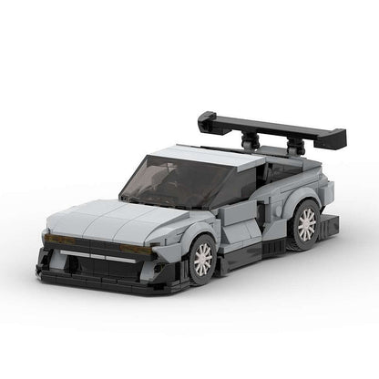 Retro Hydrogen Cyberpunk Car MOC Building Kit | Futuristic Vehicle Model - 1