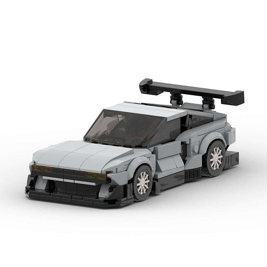 Retro Hydrogen Cyberpunk Car MOC Building Kit | Futuristic Vehicle Model - 1