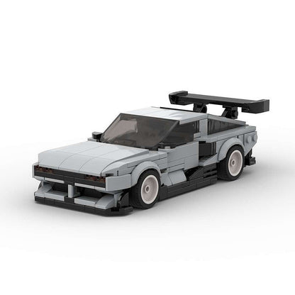 Retro Hydrogen Cyberpunk Car MOC Building Kit | Futuristic Vehicle Model - 4