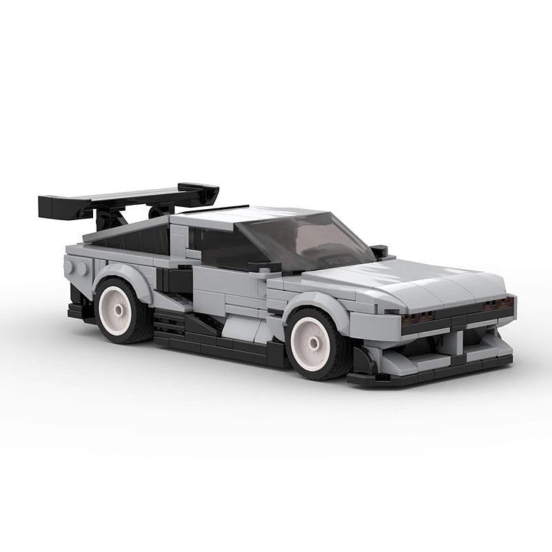 Retro Hydrogen Cyberpunk Car MOC Building Kit | Futuristic Vehicle Model - 6