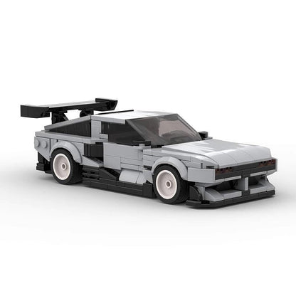 Retro Hydrogen Cyberpunk Car MOC Building Kit | Futuristic Vehicle Model - 6