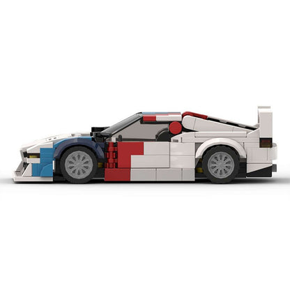 Retro M1 Pro Racing Car Building Kit | LEGO-Compatible MOC - 3