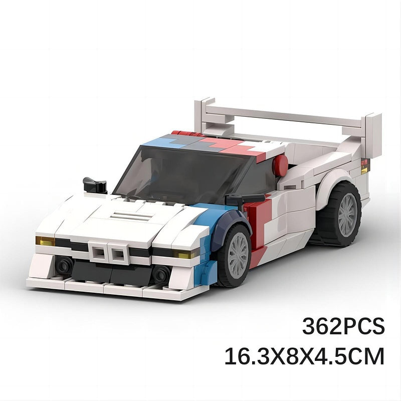 Retro M1 Pro Racing Car Building Kit | LEGO-Compatible MOC - 5