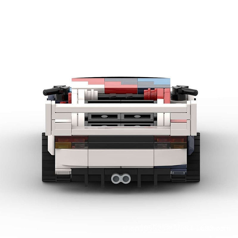 Retro M1 Pro Racing Car MOC Building Kit | Classic Track Vehicle - 2