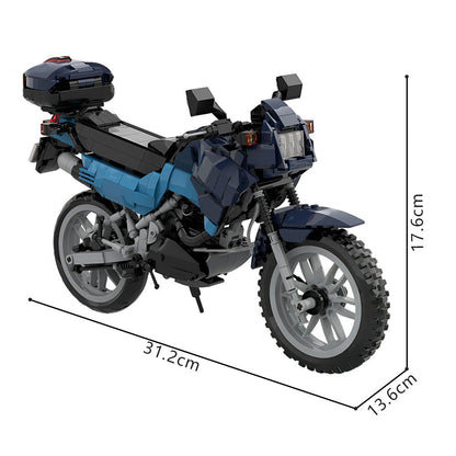 Retro NX 125 Transcity Motorcycle Building Kit | LEGO-Compatible MOC - 3