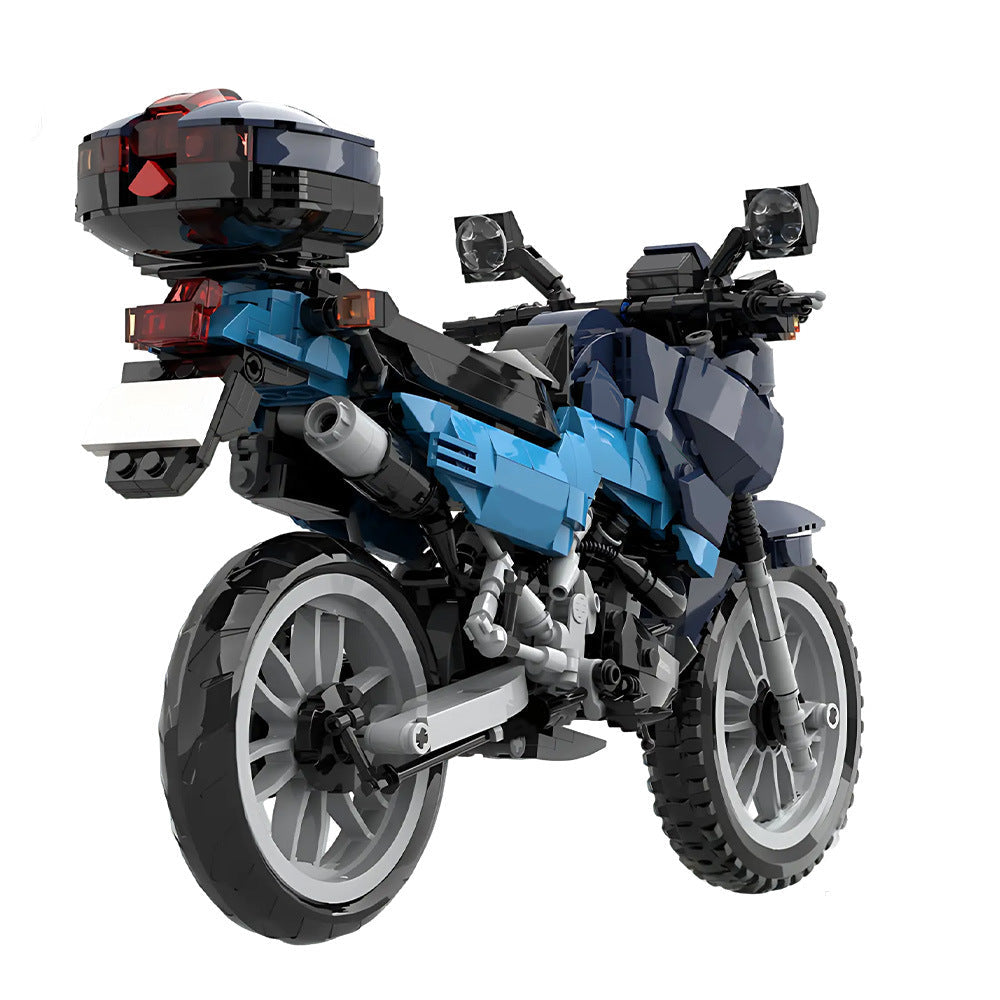 Retro NX 125 Transcity Motorcycle Building Kit | LEGO-Compatible MOC - 4