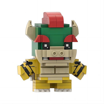 Retro Plumber Adventure BrickHeadz Building Kit | LEGO-Compatible MOC  - 5