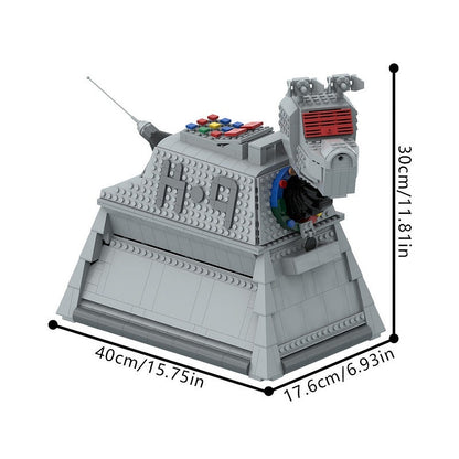 Retro Sci-Fi Robotic Hound MOC Building Kit | Mechanical Creature Model - 2