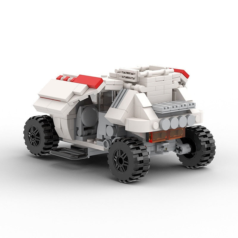 Retro Sci-Fi Space Chariot MOC Building Kit | Space Transport Model - 2