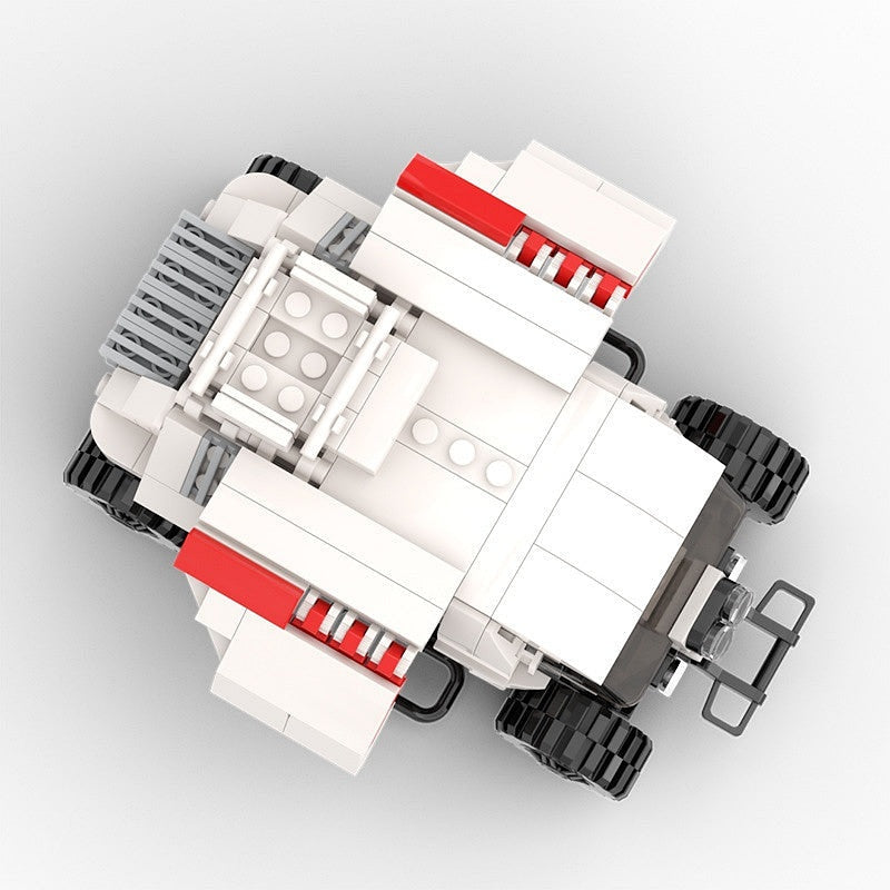 Retro Sci-Fi Space Chariot MOC Building Kit | Space Transport Model - 4