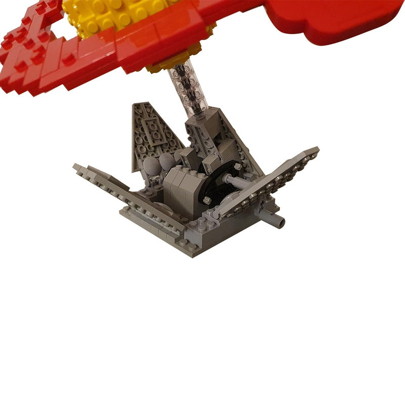 Retro Space Display MOC Building Kit | 3D Planet & Spaceship 用这个给我一版文案吧 - 3