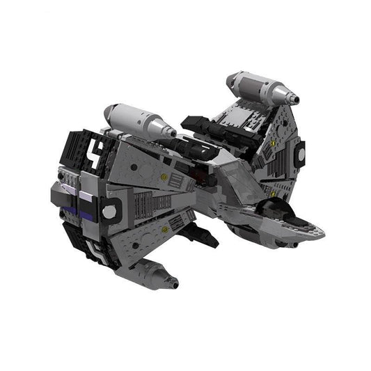 Retro Space Fighter Gunstar MOC Starfighter Building Kit | Sci-Fi Vehicle - 1