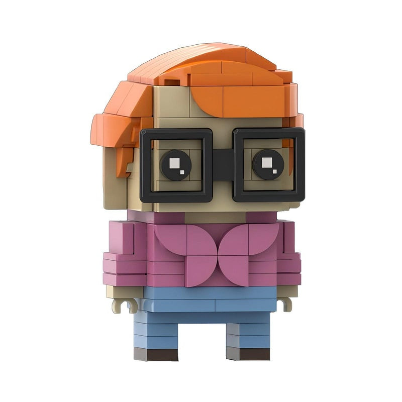 Retro Supernatural Mystery Horror BrickHeadz Building Kit | LEGO-Compatible MOC - 21
