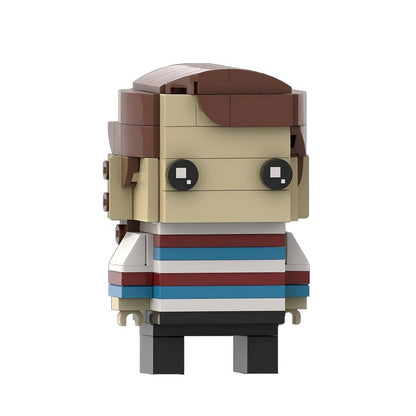 Retro Supernatural Mystery Horror BrickHeadz Building Kit | LEGO-Compatible MOC - 9