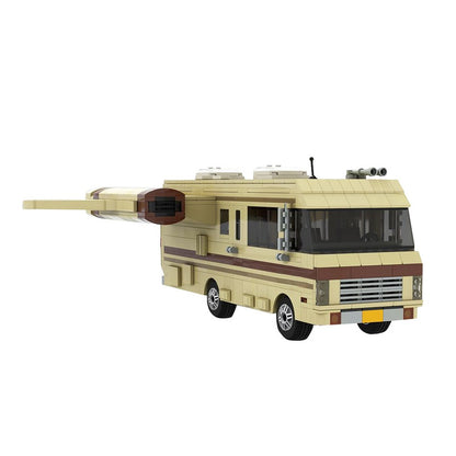 Retro Winged Space Camper Building Kit | Space RV LEGO-Compatible - 5