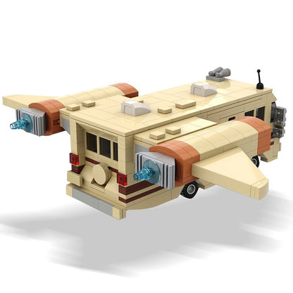 Retro Winged Space Camper Building Kit | Space RV LEGO-Compatible MOC - 3