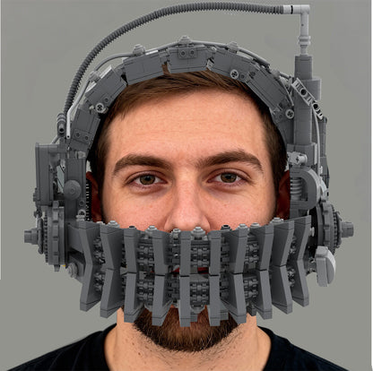 reverse bear trap building kit | saw | lego compatible moc - 5