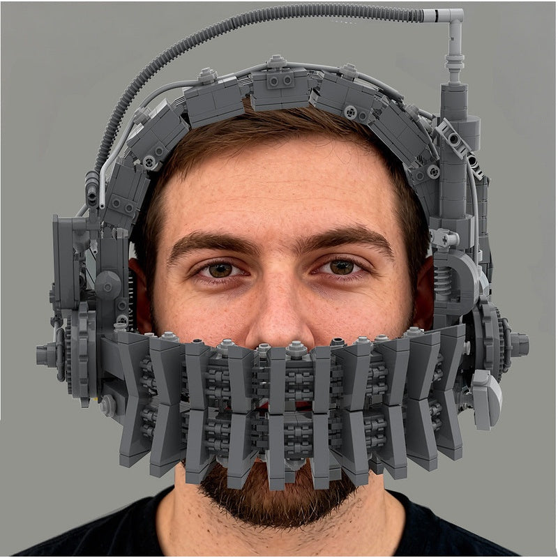 Reverse Bear Trap MOC Building Kit | Horror Mechanical Display Model - 5