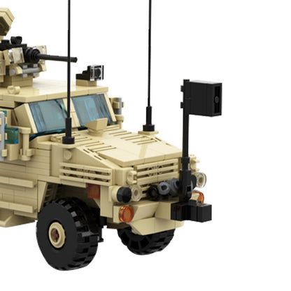RG-33L Cat.2 MRAP Armored Vehicle MOC Building Kit 1:35 Scale Military Truck - 3