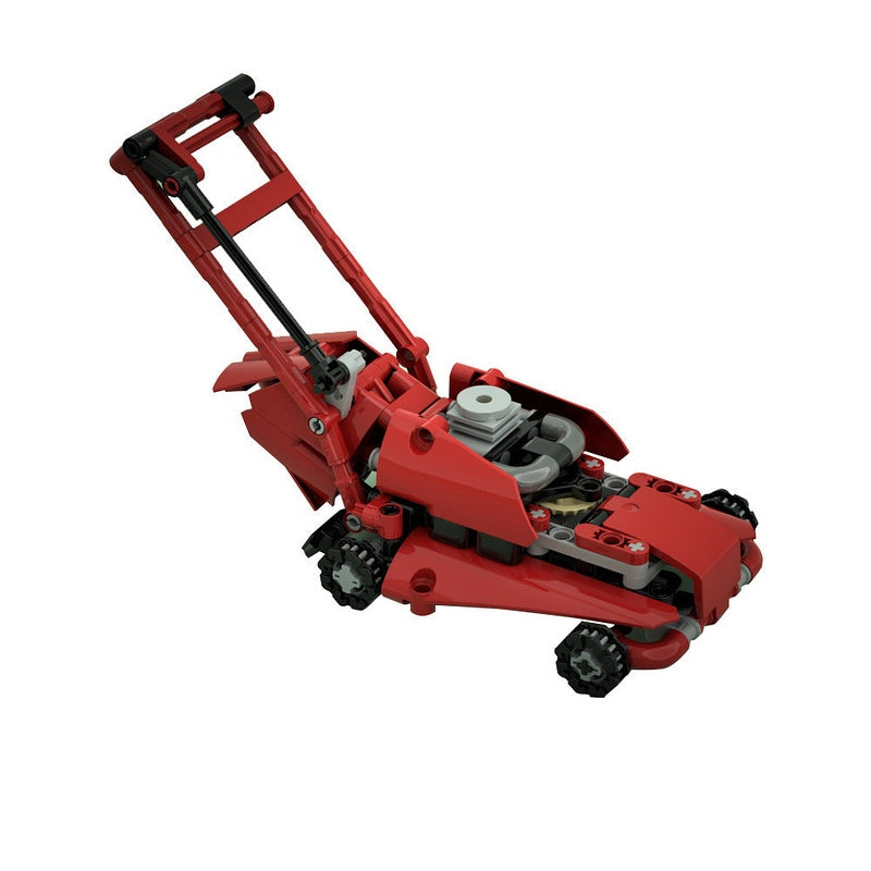 Rich Kid Lawn Mower MOC Vehicle Building Kit | Luxury Garden Machine - 1