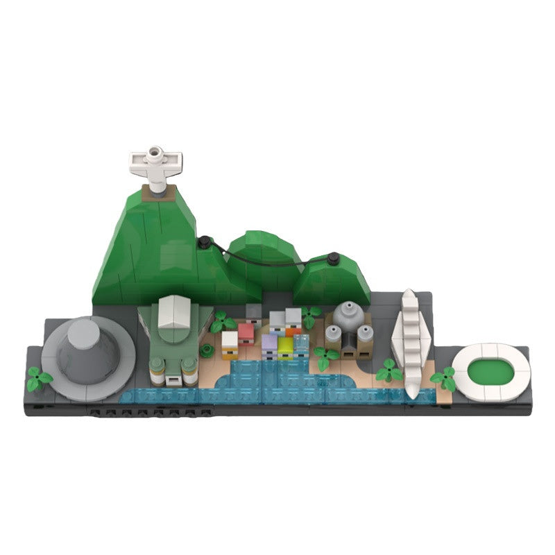 Rio de Janeiro Skyline Building Kit | LEGO-Compatible MOC - 1