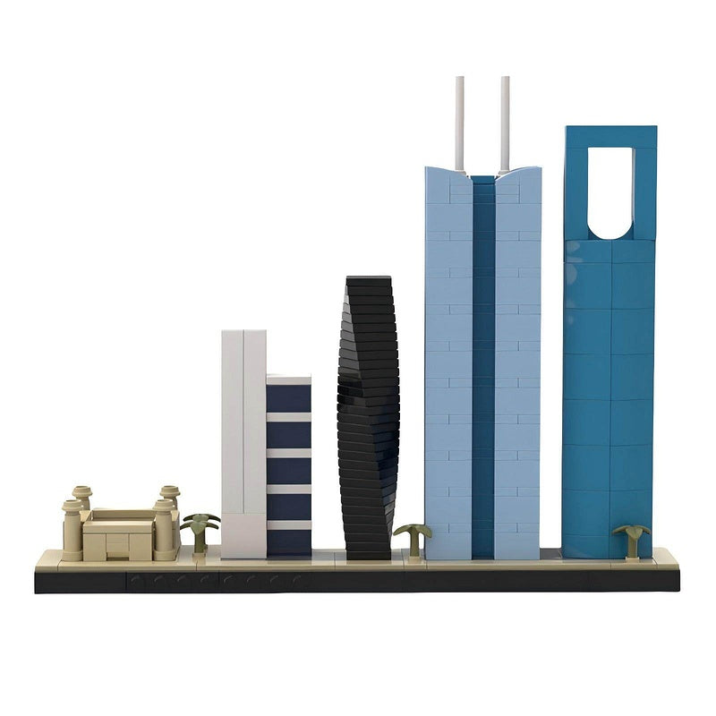 Riyadh Skyline Building Kit | Saudi Arabia LEGO-Compatible MOC - 4