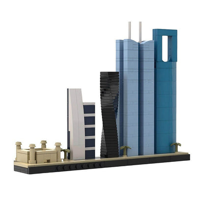 Riyadh Skyline MOC Building Kit | City Landmarks Architecture Model - 1